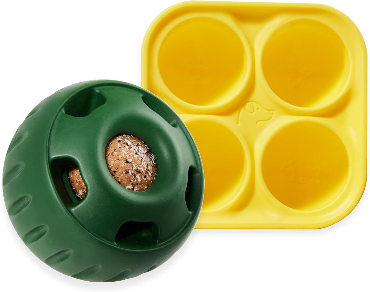 CalmChew Frozen Treat Ball and Tray Set