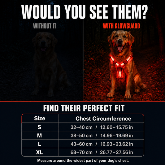 GlowGuard LED Dog Harness