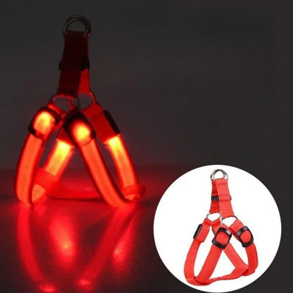 GlowGuard LED Dog Harness