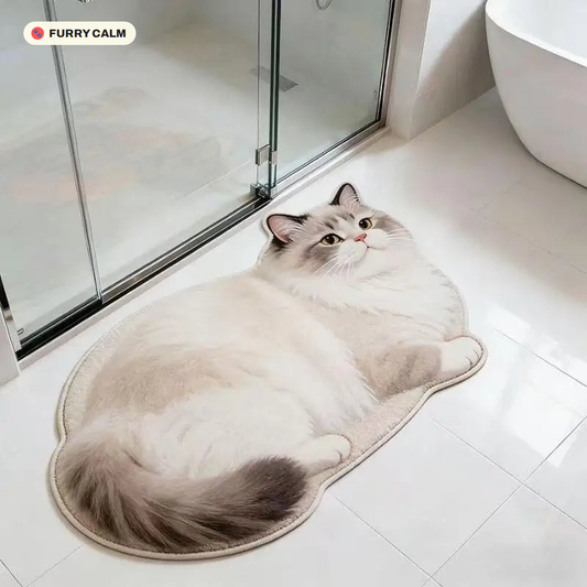 Cow Cat Absorbent Bath Mat, alternate view
