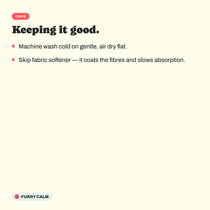 How to care for the Cow Cat Absorbent Bath Mat