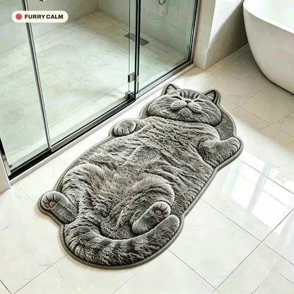 Sleepy Cat Oversized Floor Rug, alternate view