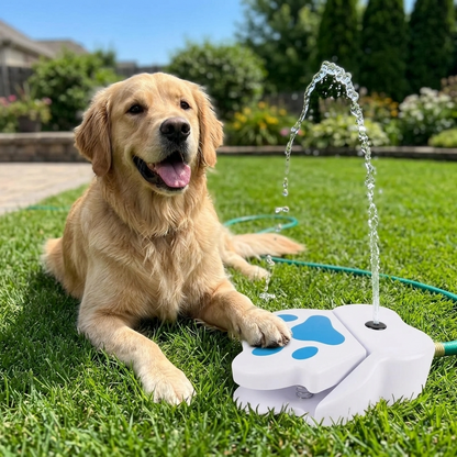 PawSpring Paw-Activated Dog Water Sprinkler
