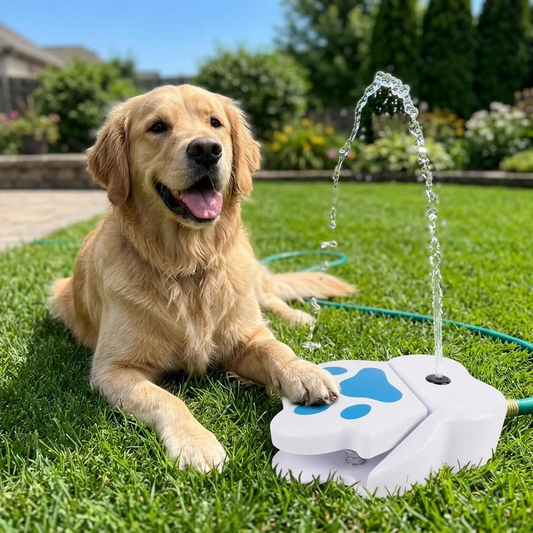 PawSpring Paw-Activated Dog Water Sprinkler