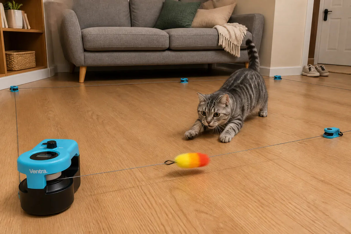 KittyRun Remote Control Cat Chase Toy
