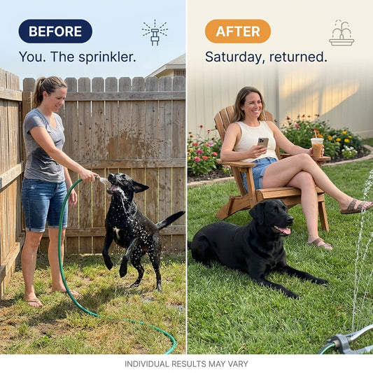 PawSpring Paw-Activated Dog Water Sprinkler