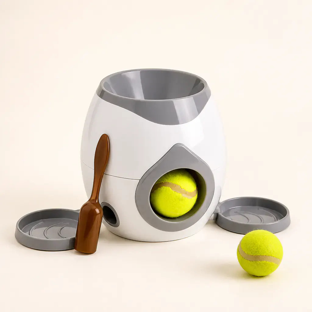 FetchBot Automatic Ball Launcher and Treat Dispenser