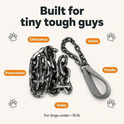 FauxChain Lightweight Chain-Look Dog Leash