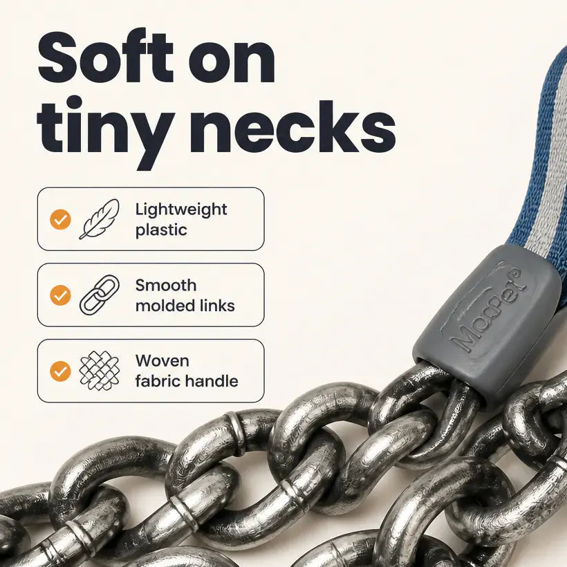 FauxChain Lightweight Chain-Look Dog Leash