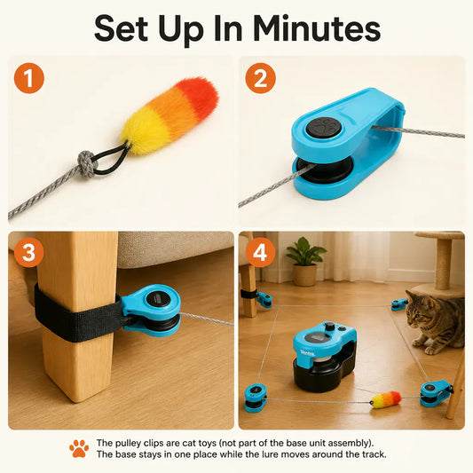 KittyRun Remote Control Cat Chase Toy