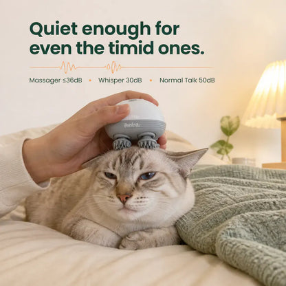 PurrSpa Rechargeable Cat Head Massager