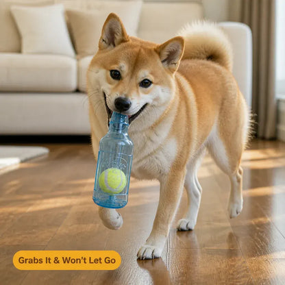 BrewChew Squeaky Beer Bottle Dog Toy