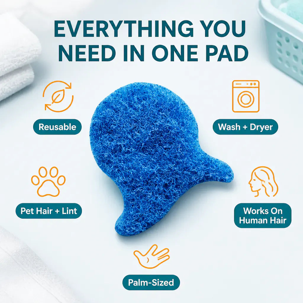 FurBalls Reusable Laundry Pet Hair Remover, 6 Pack