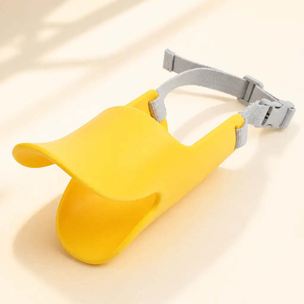 HushMuzzle Soft Silicone Duck-Bill Dog Muzzle